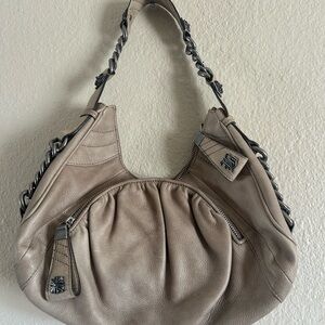 B. Makowsky Vintage Tan Leather Handbag - NWT